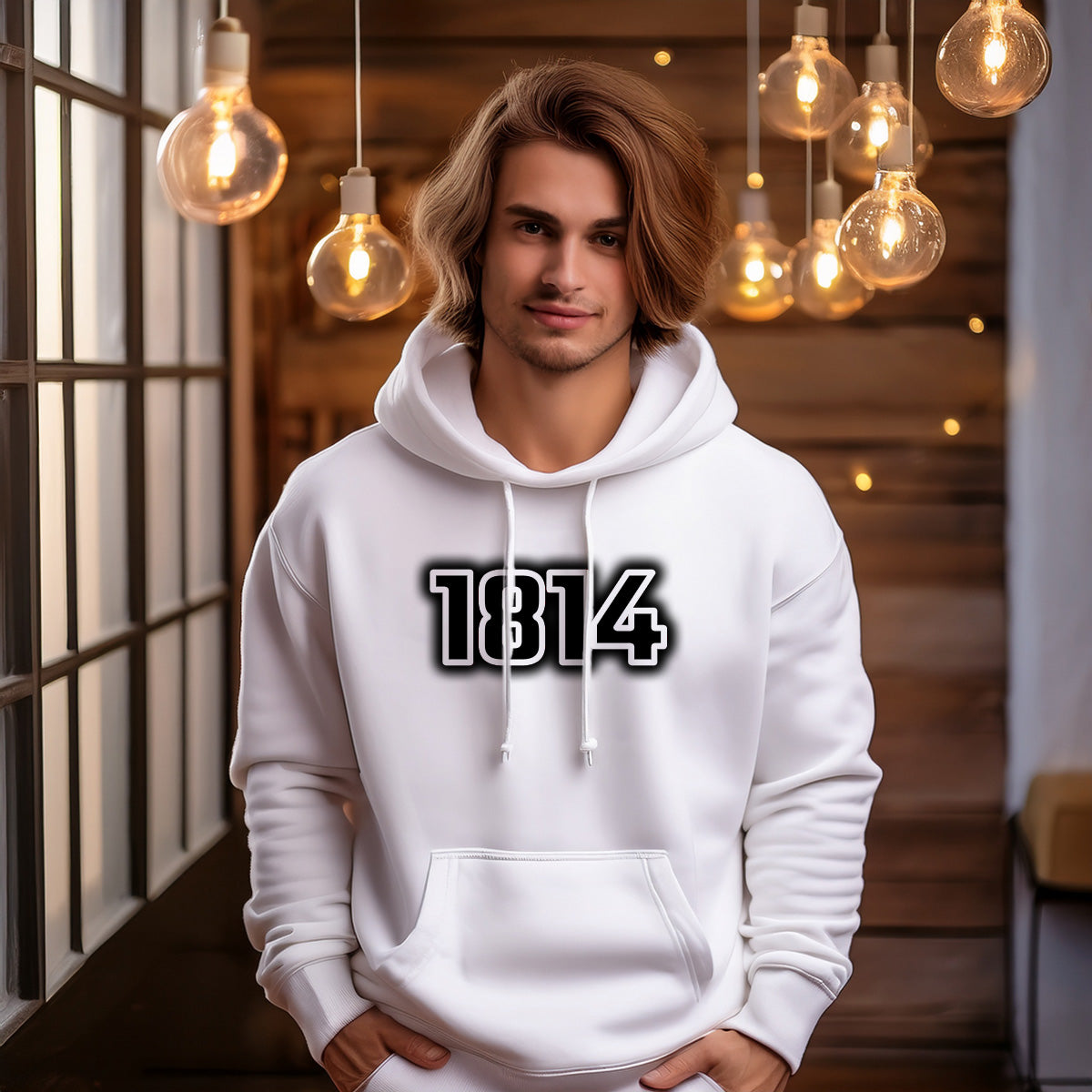 1814 Men Unisex Hoodie | Vintage Birth Year Hoodie Gift
