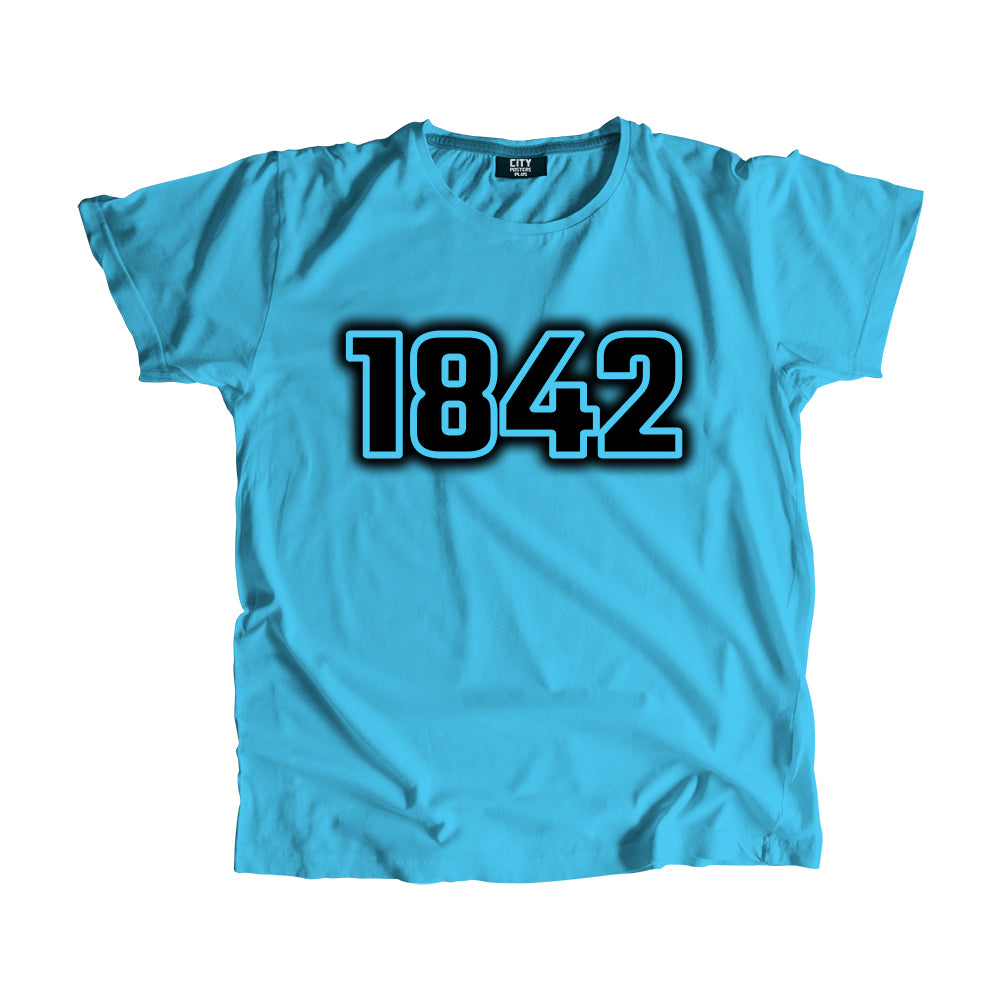 1842 Vintage Heritage Year Men Unisex T-Shirt (Sky Blue)