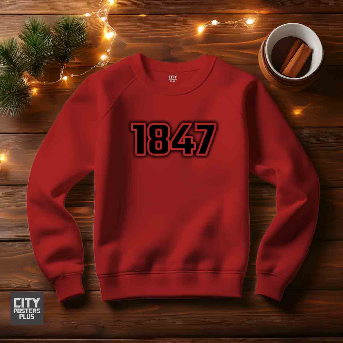 1847 Men Unisex Sweatshirt | Vintage Birth Year Gift Sweatshirt