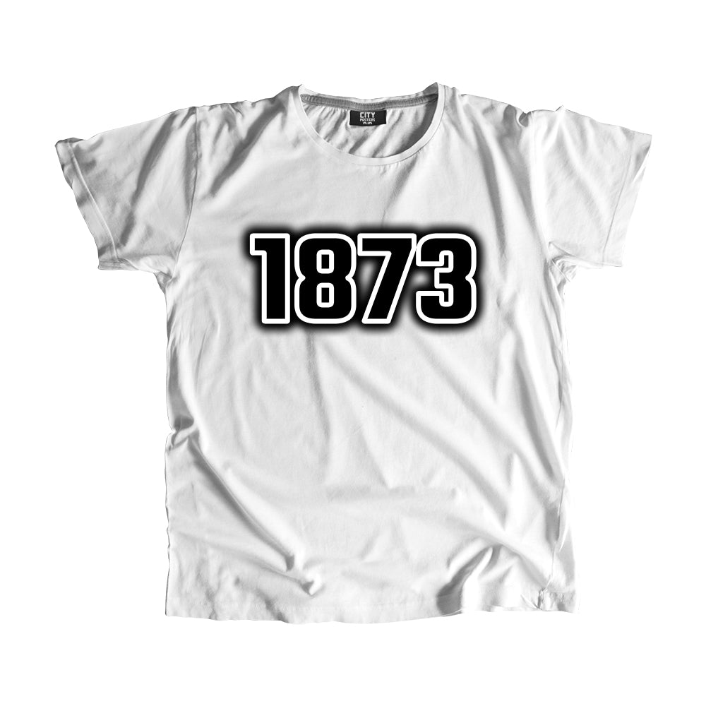 1873 Vintage Heritage Year Men Unisex T-Shirt (White)