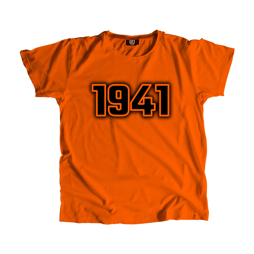 1941 Vintage Heritage Year Men Unisex T-Shirt (Orange)