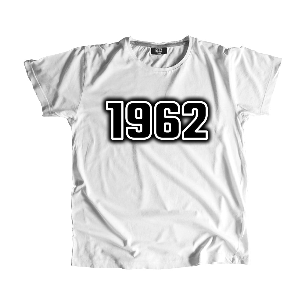 1962 Vintage Heritage Year Men Unisex T-Shirt (White)