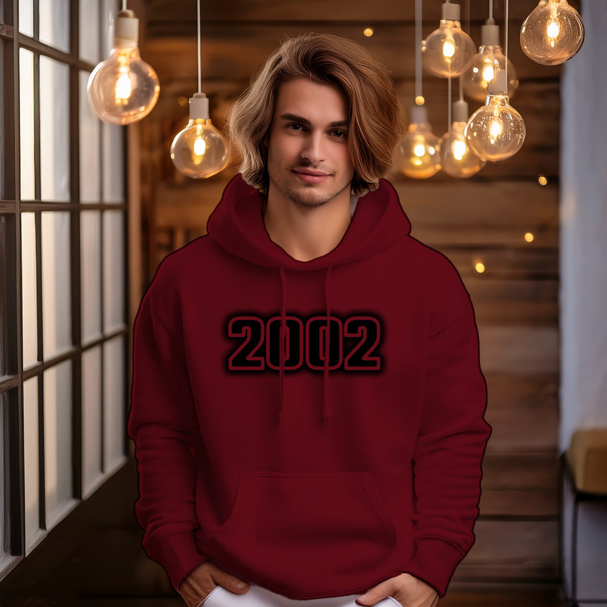 2002 Men Unisex Hoodie | Vintage Birth Year Hoodie Gift