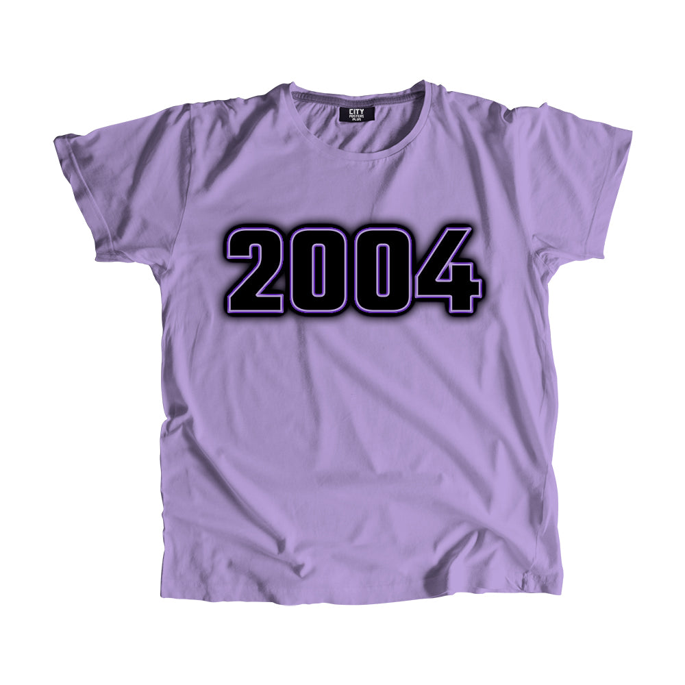 2004 Vintage Heritage Year Men Unisex T-Shirt (Iris Lavender)
