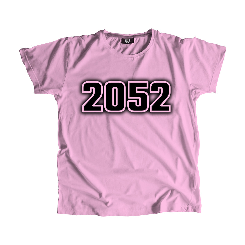 2052 Vintage Heritage Year Men Unisex T-Shirt (Light Pink)