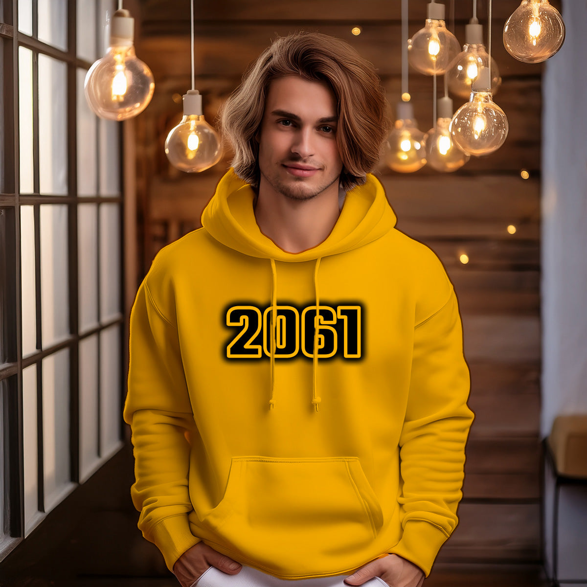 2061 Men Unisex Hoodie | Vintage Birth Year Hoodie Gift