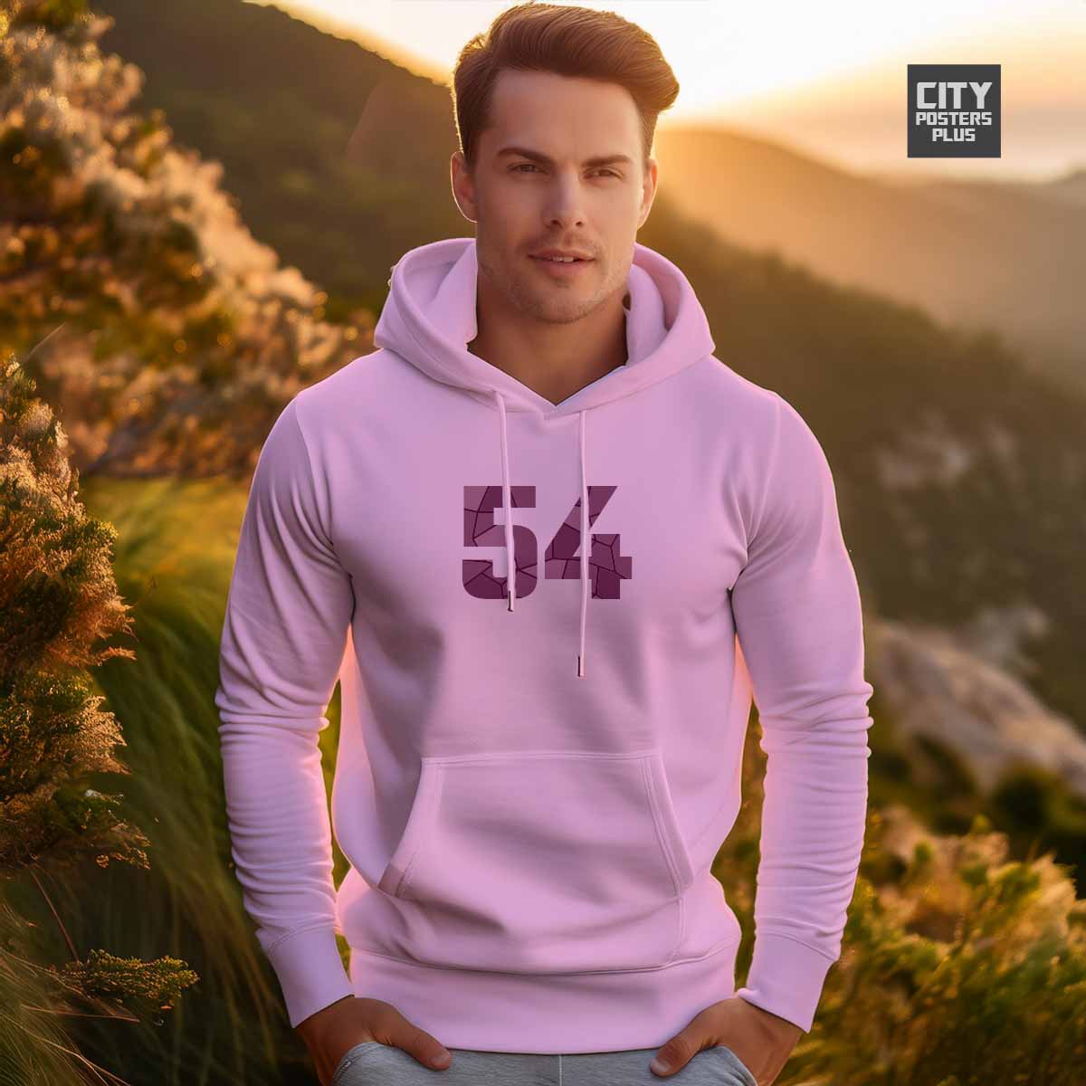 54 Number Unisex Hoodie | Personalized Number Hoodie for Men & Women