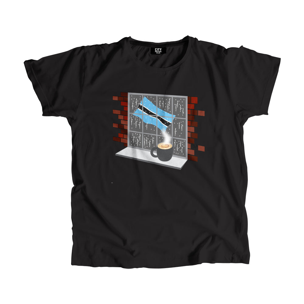 Botswana Coffee Rain Men Unisex T-Shirt | Coffee Lover Graphic Tee