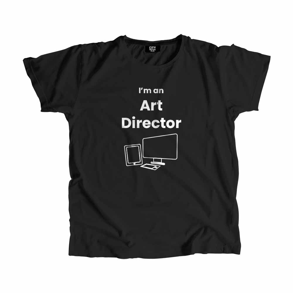 Art Director Men Unisex T-Shirt (Black) Technology Unisex T-Shirt | City Posters Plus