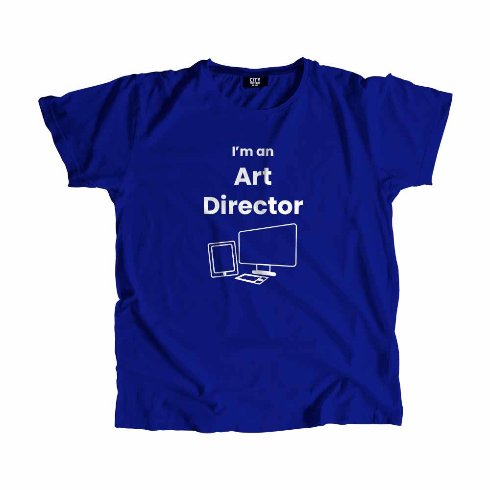 Art Director Men Unisex T-Shirt (Royal Blue) Technology Unisex T-Shirt | City Posters Plus