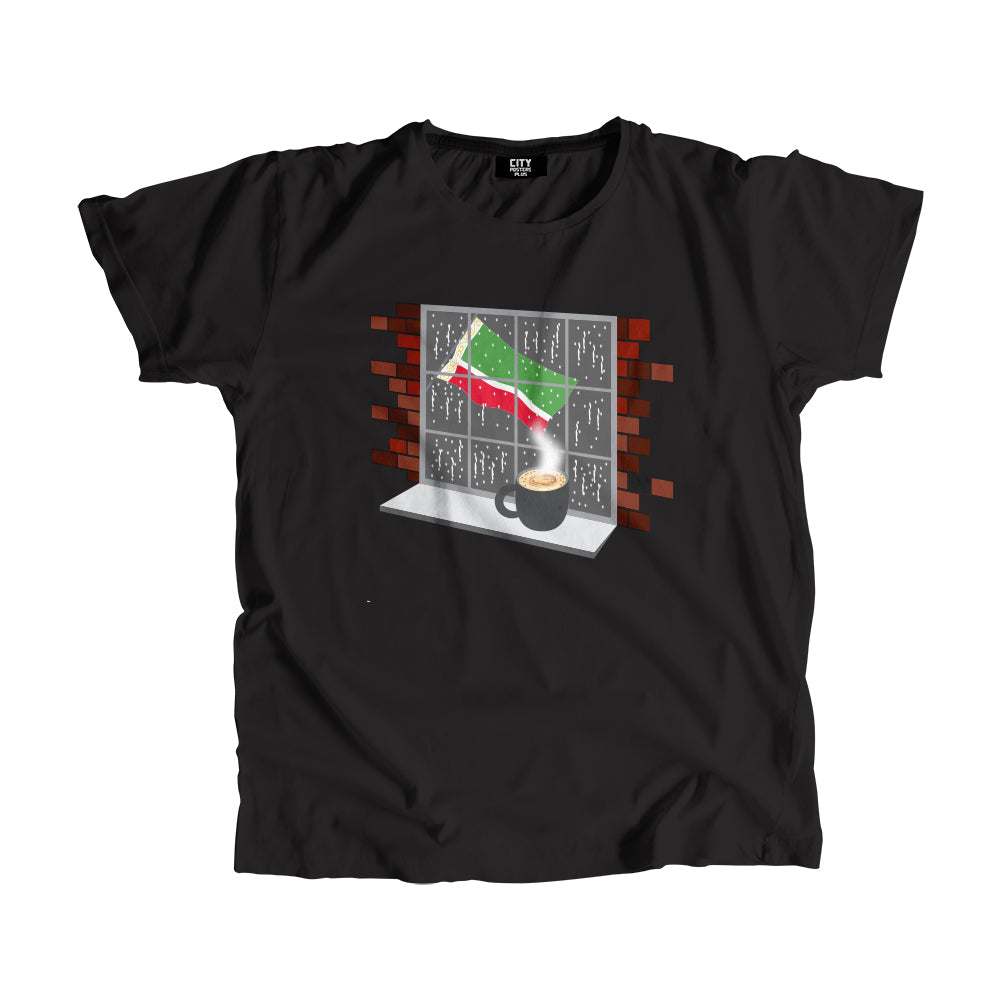 Chechen Republic Coffee Rain Men Unisex T-Shirt | Coffee Lover Graphic Tee