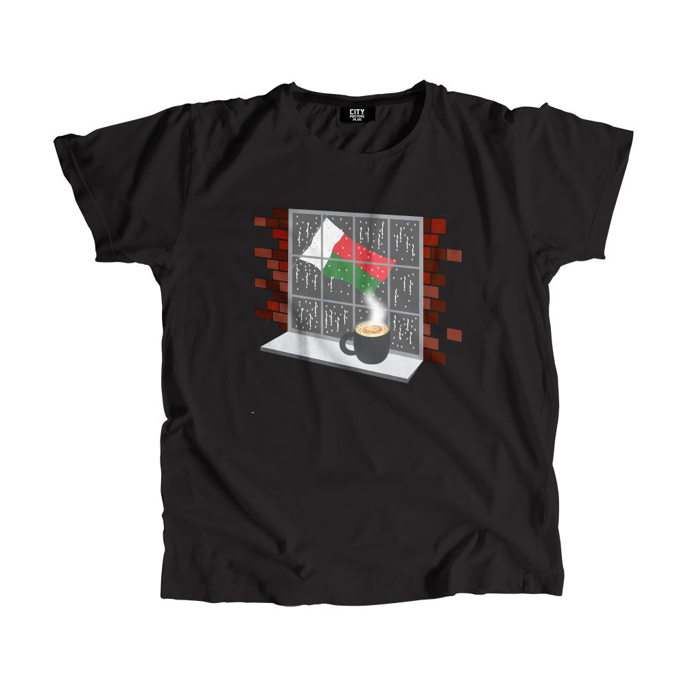Madagascar Coffee Rain Men Unisex T-Shirt | Coffee Lover Graphic Tee