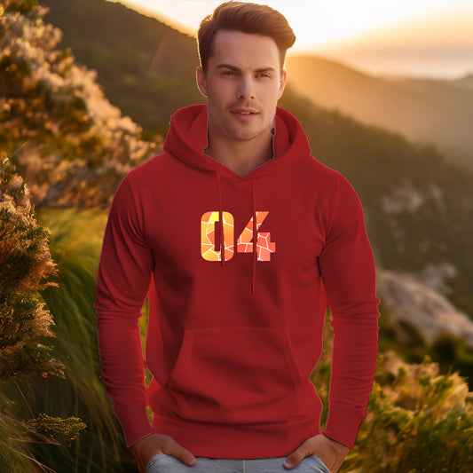 04 Number Unisex Hoodie | Personalized Number Hoodie for Men & Women