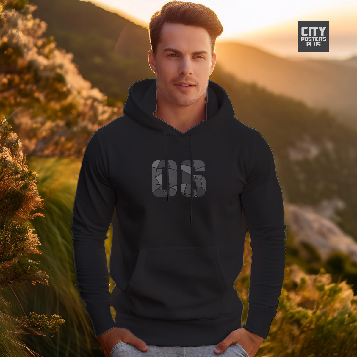 06 Number Unisex Hoodie | Personalized Number Hoodie for Men & Women