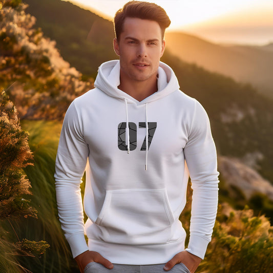 07 Number Unisex Hoodie | Personalized Number Hoodie for Men & Women