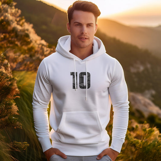 10 Number Unisex Hoodie | Personalized Number Hoodie for Men & Women