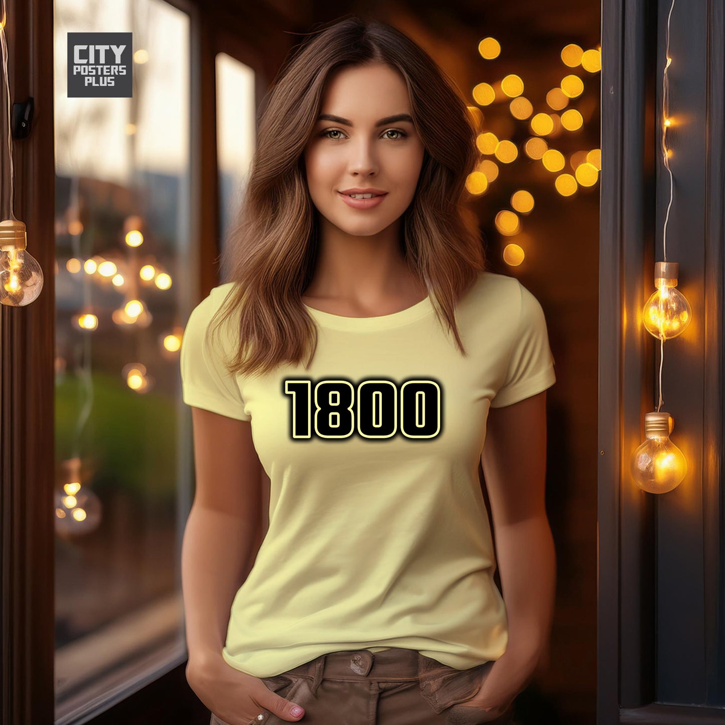 City Posters Plus 1800 Vintage Birth Year Women T-Shirt