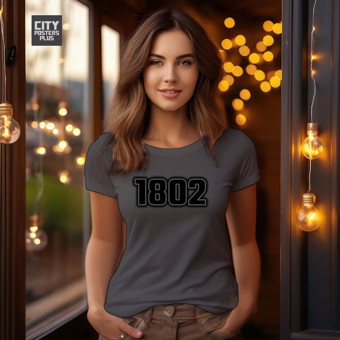 City Posters Plus 1802 Vintage Birth Year Women T-Shirt