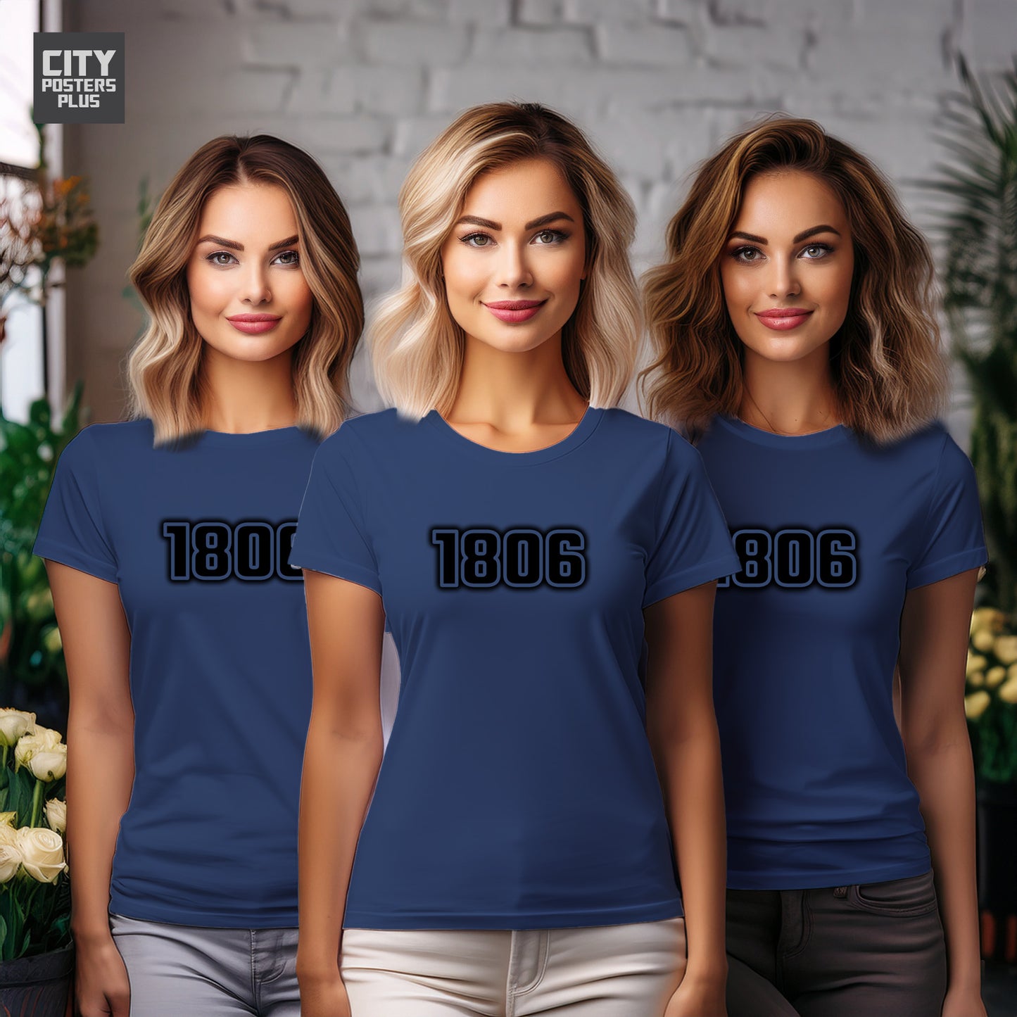 City Posters Plus 1806 Vintage Birth Year Women T-Shirt
