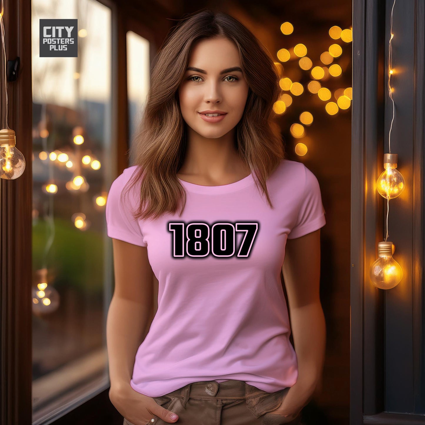City Posters Plus 1807 Vintage Birth Year Women T-Shirt