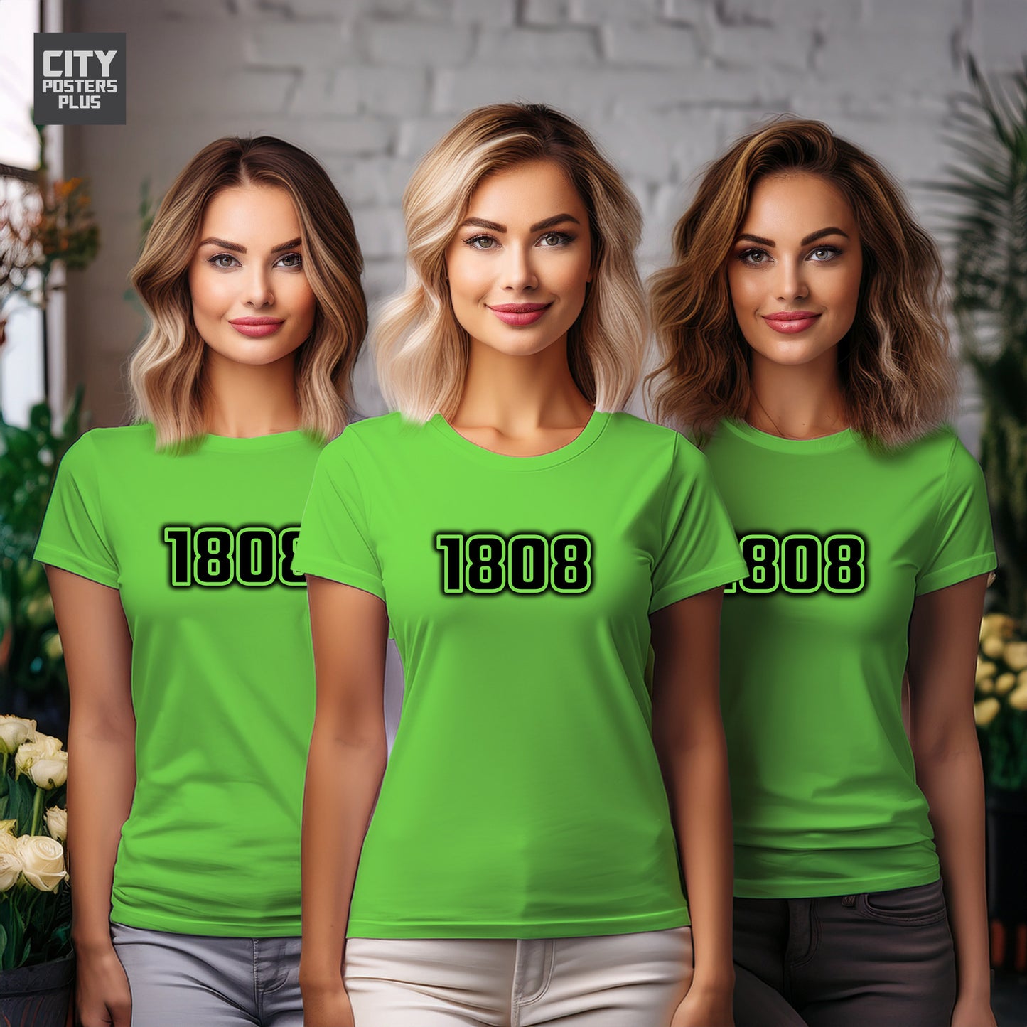 City Posters Plus 1808 Vintage Birth Year Women T-Shirt