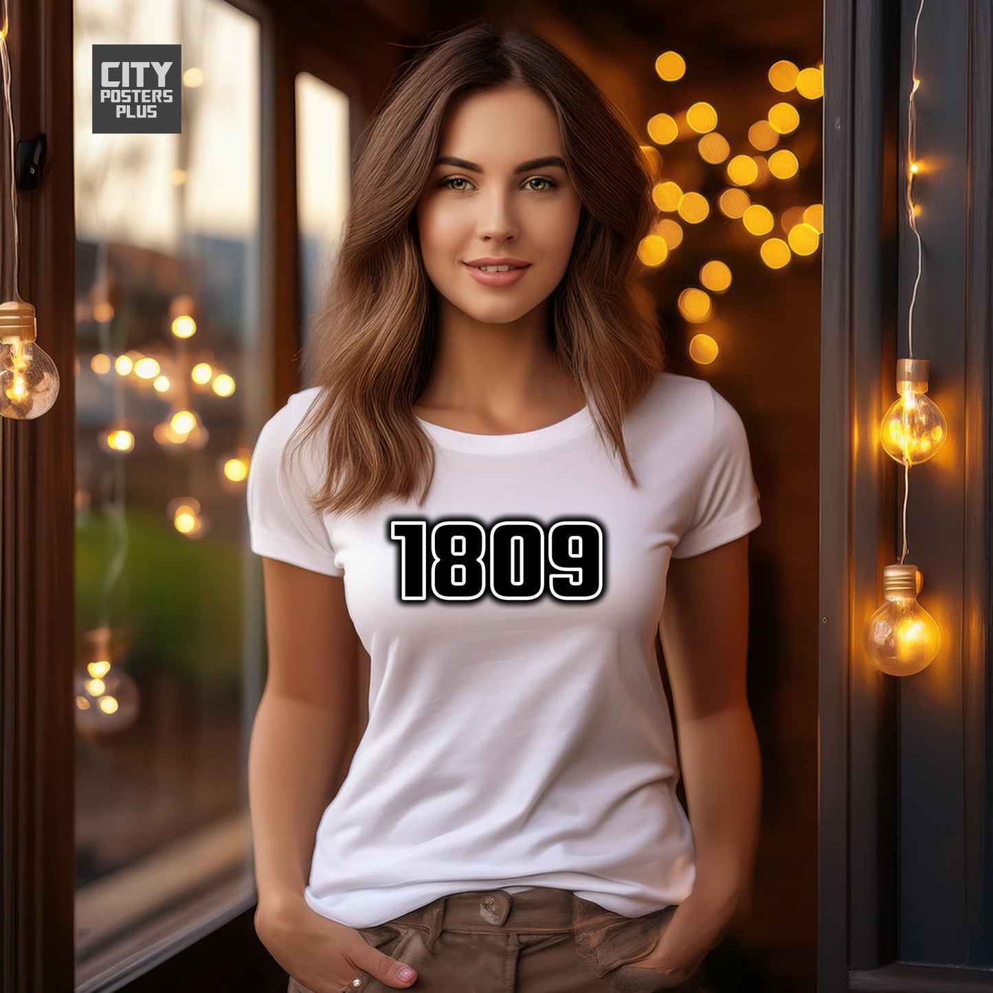 City Posters Plus 1809 Vintage Birth Year Women T-Shirt