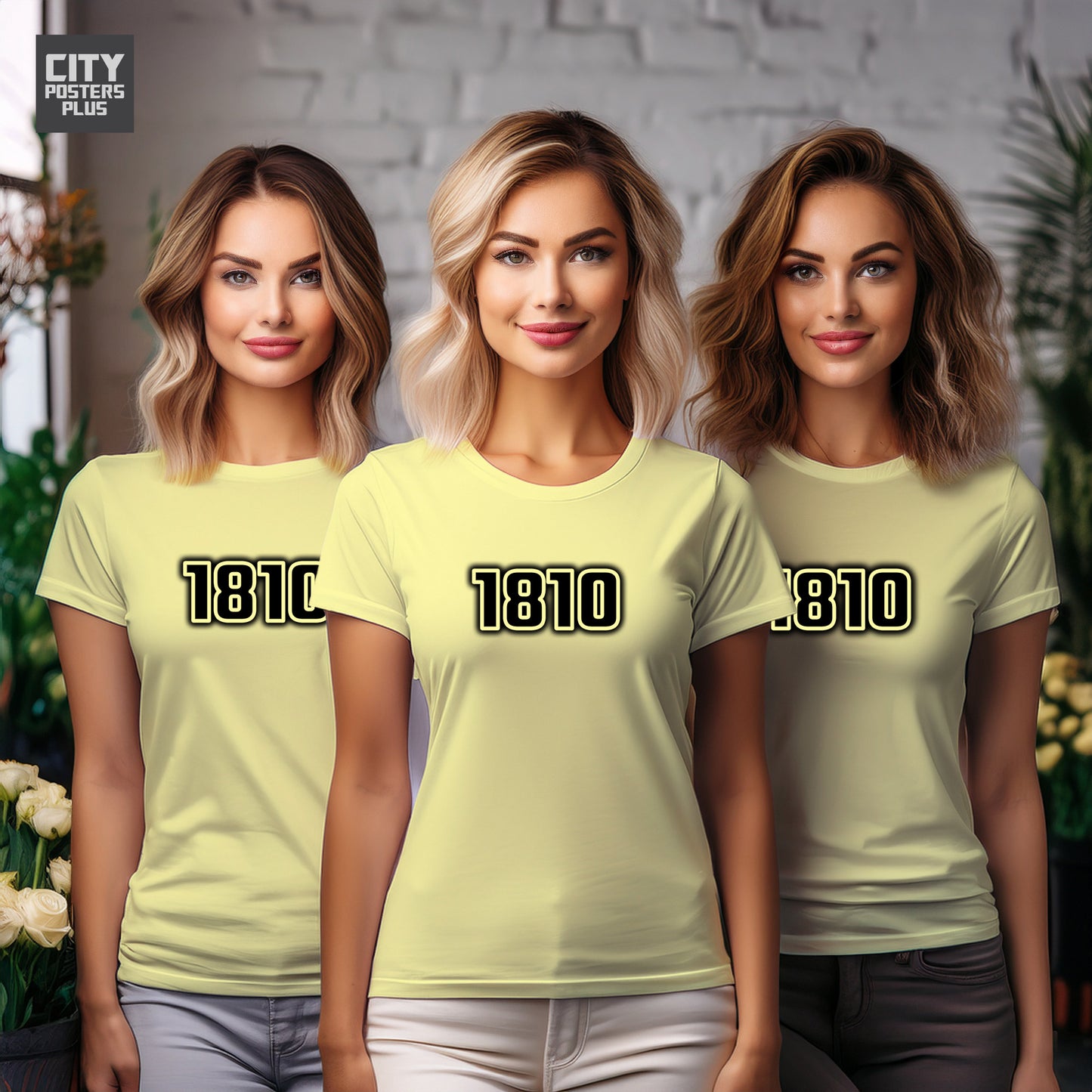 City Posters Plus 1810 Vintage Birth Year Women T-Shirt