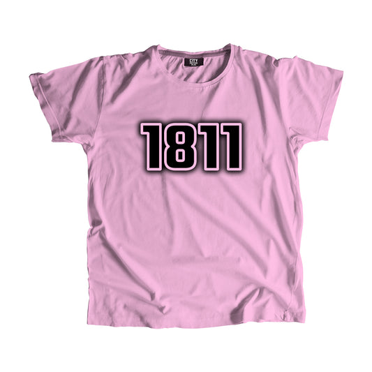 1811 Vintage Heritage Year Men Unisex T-Shirt (Light Pink)