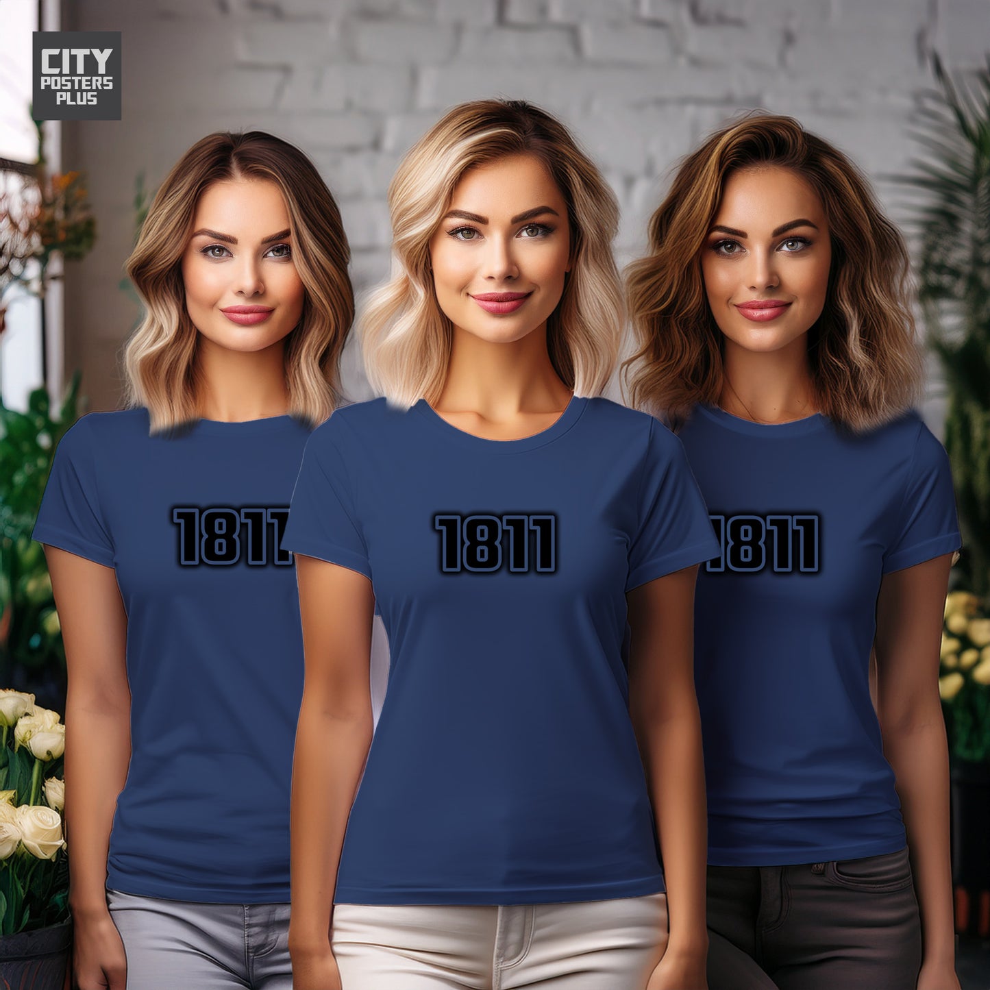 City Posters Plus 1811 Vintage Birth Year Women T-Shirt