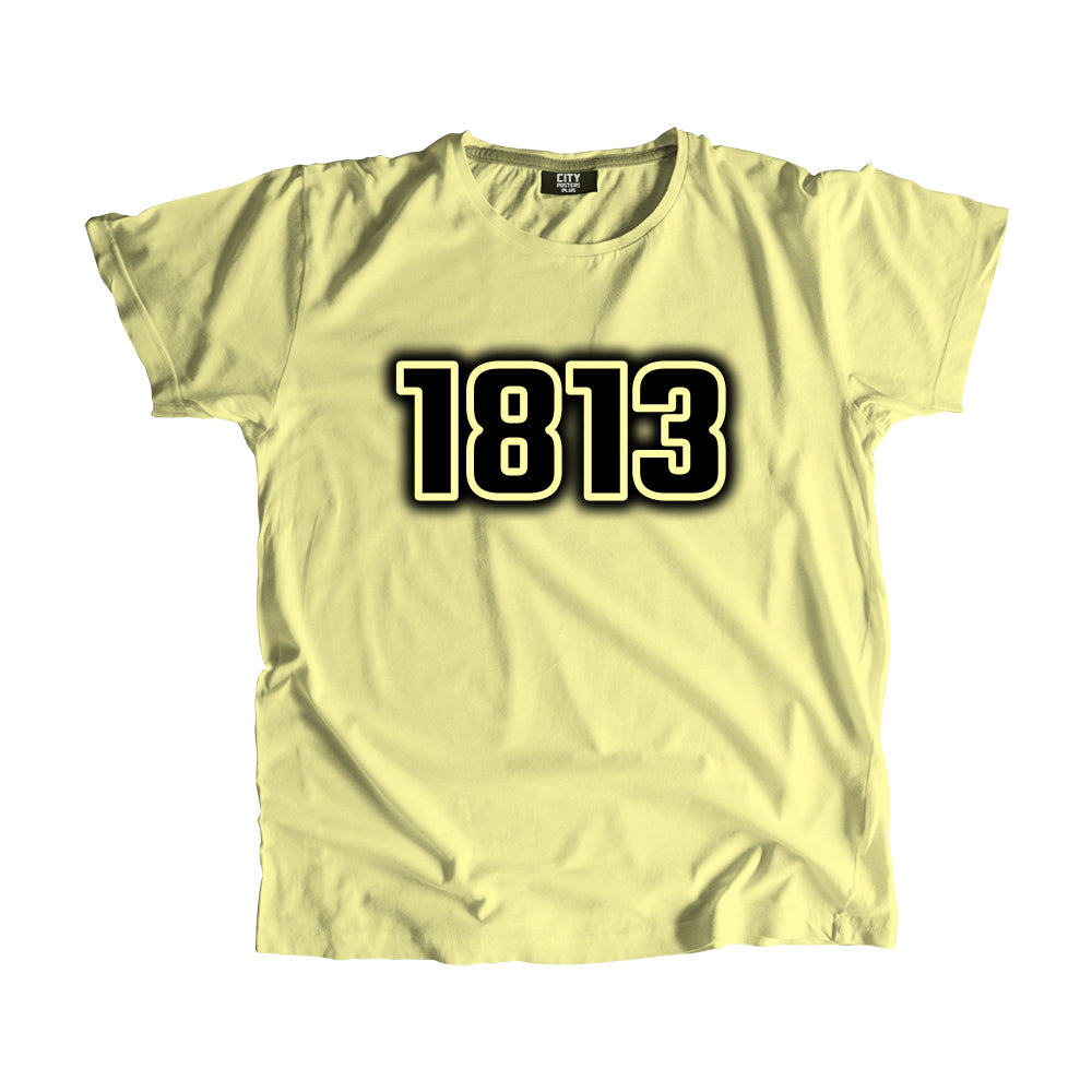 1813 Vintage Heritage Year Men Unisex T-Shirt (Butter Yellow)
