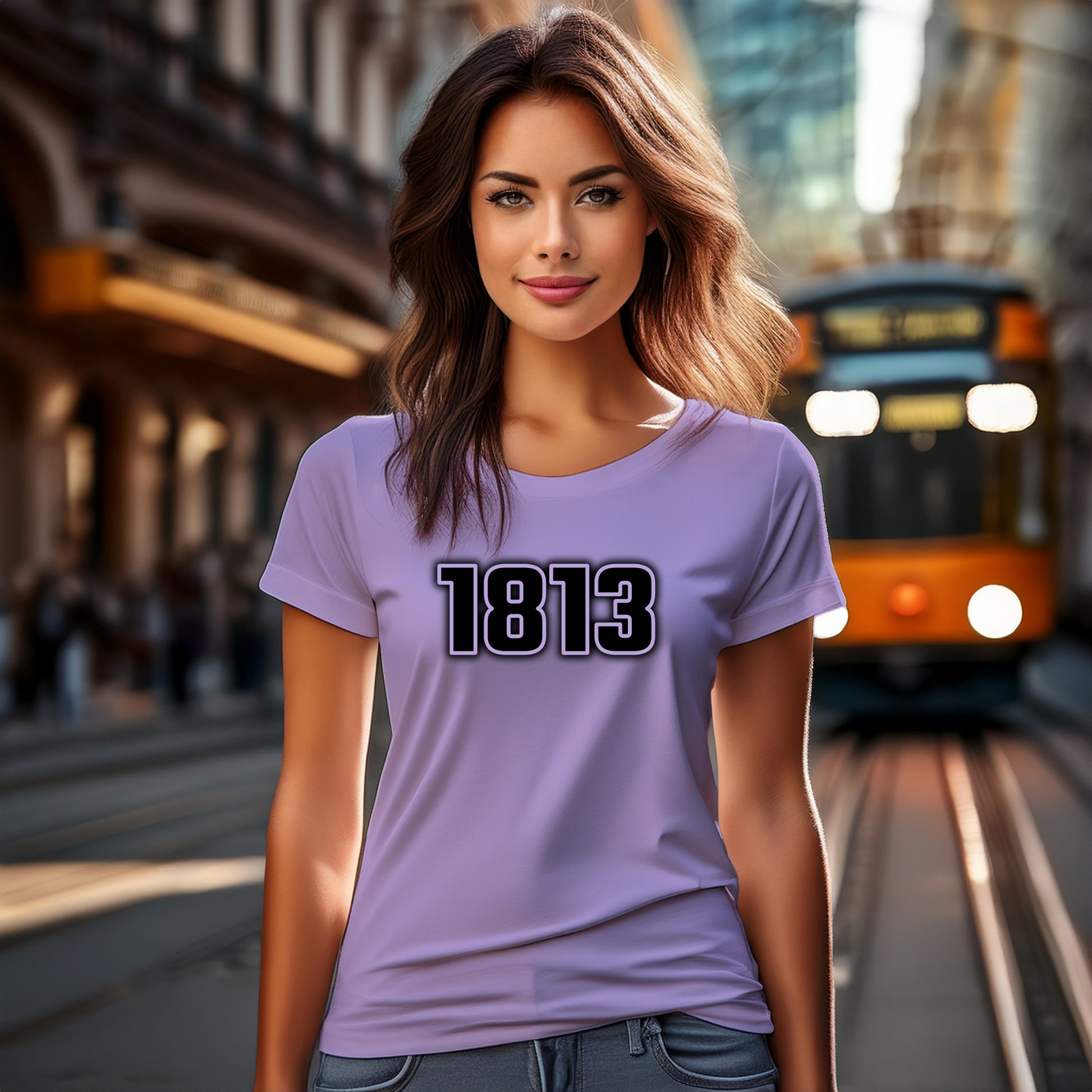 1813 Women T-Shirt | Vintage Birth Year Shirt | City Posters Plus