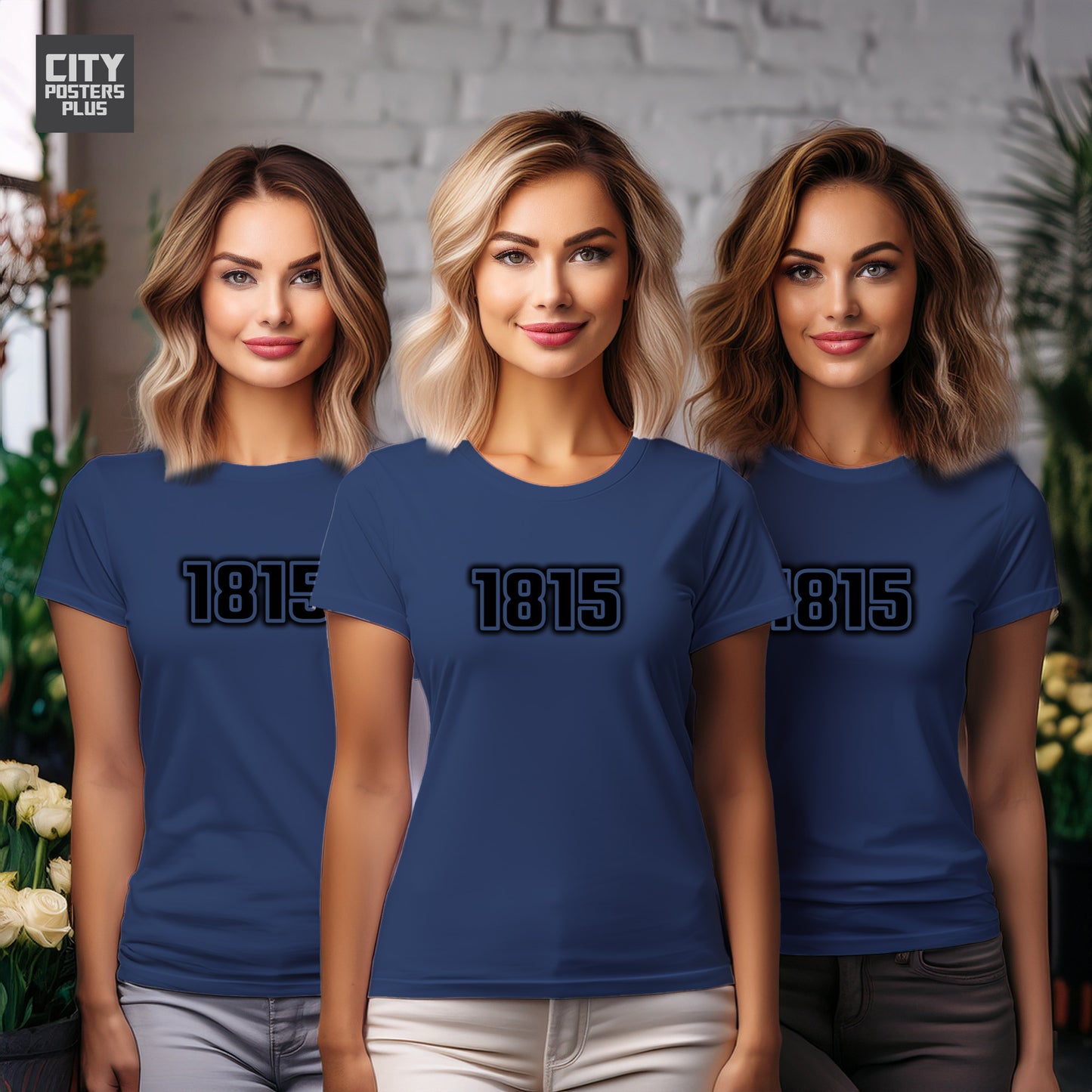 City Posters Plus 1815 Vintage Birth Year Women T-Shirt