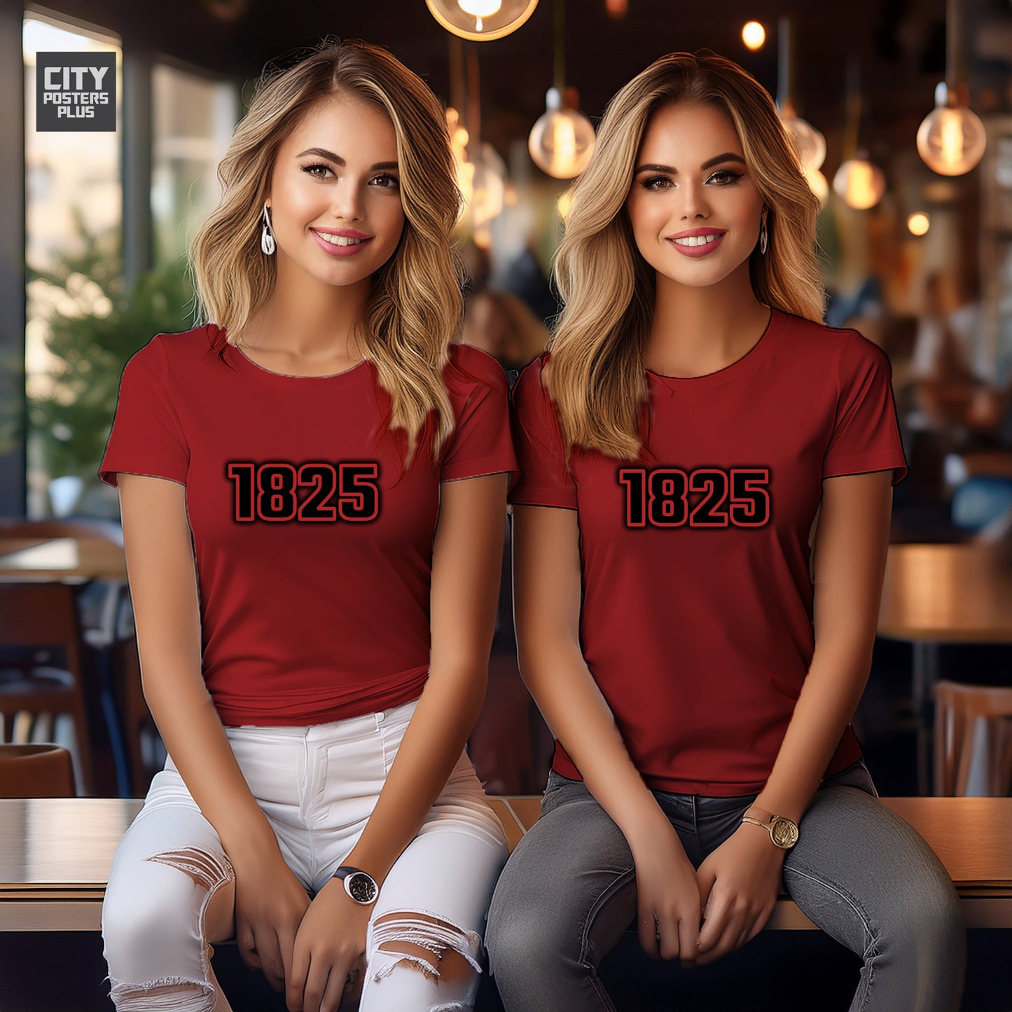 City Posters Plus 1825 Vintage Birth Year Women T-Shirt