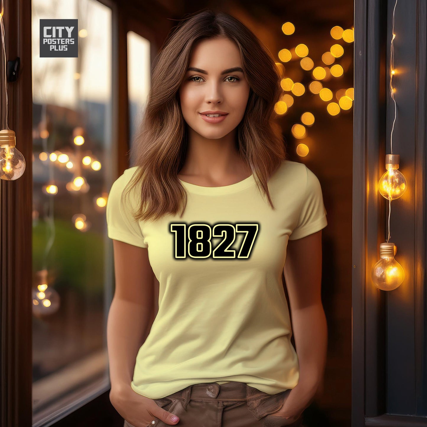 City Posters Plus 1827 Vintage Birth Year Women T-Shirt