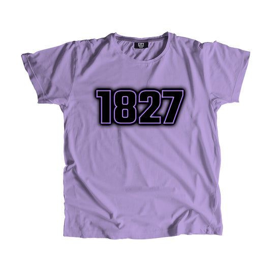 1827 Vintage Heritage Year Men Unisex T-Shirt (Iris Lavender)