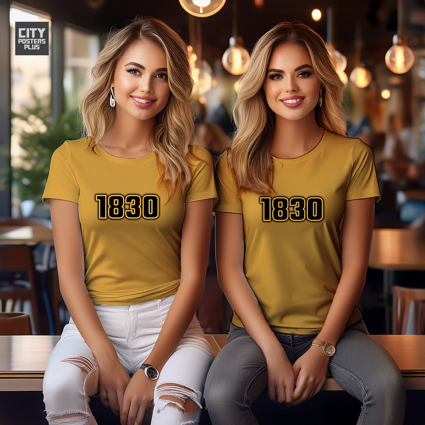 City Posters Plus 1830 Vintage Birth Year Women T-Shirt