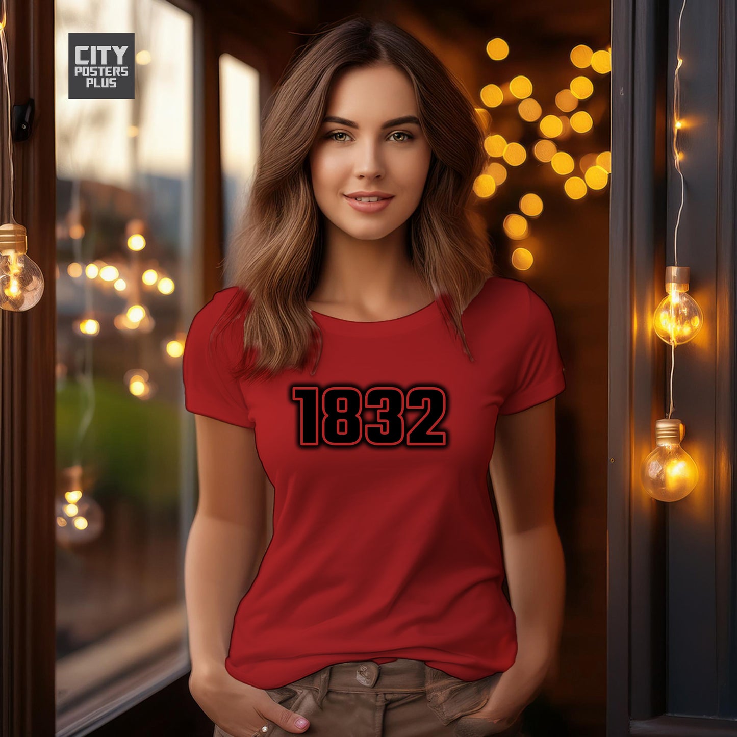 City Posters Plus 1832 Vintage Birth Year Women T-Shirt