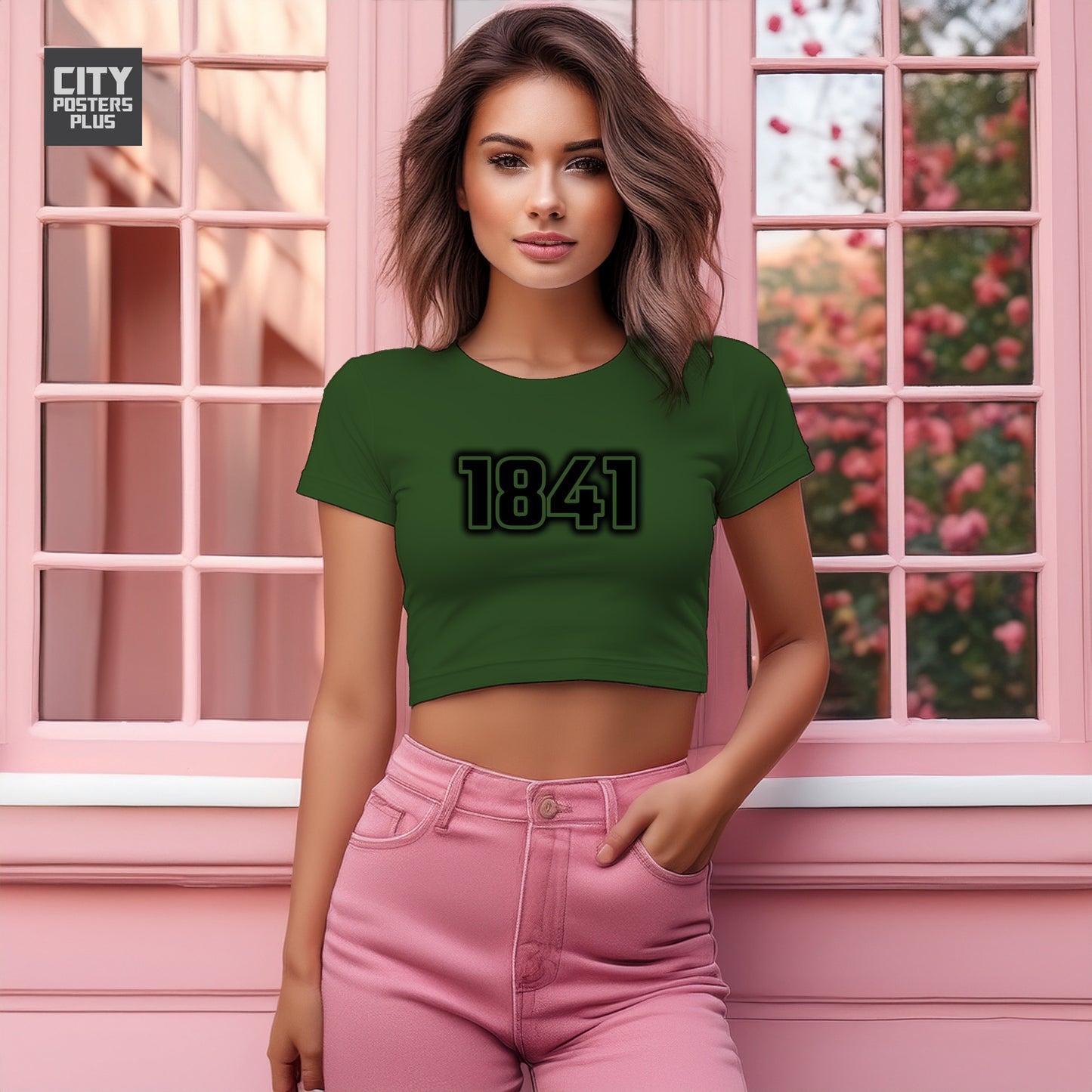 1841 Women Crop Top | Vintage Birth Year Shirt | City Posters Plus
