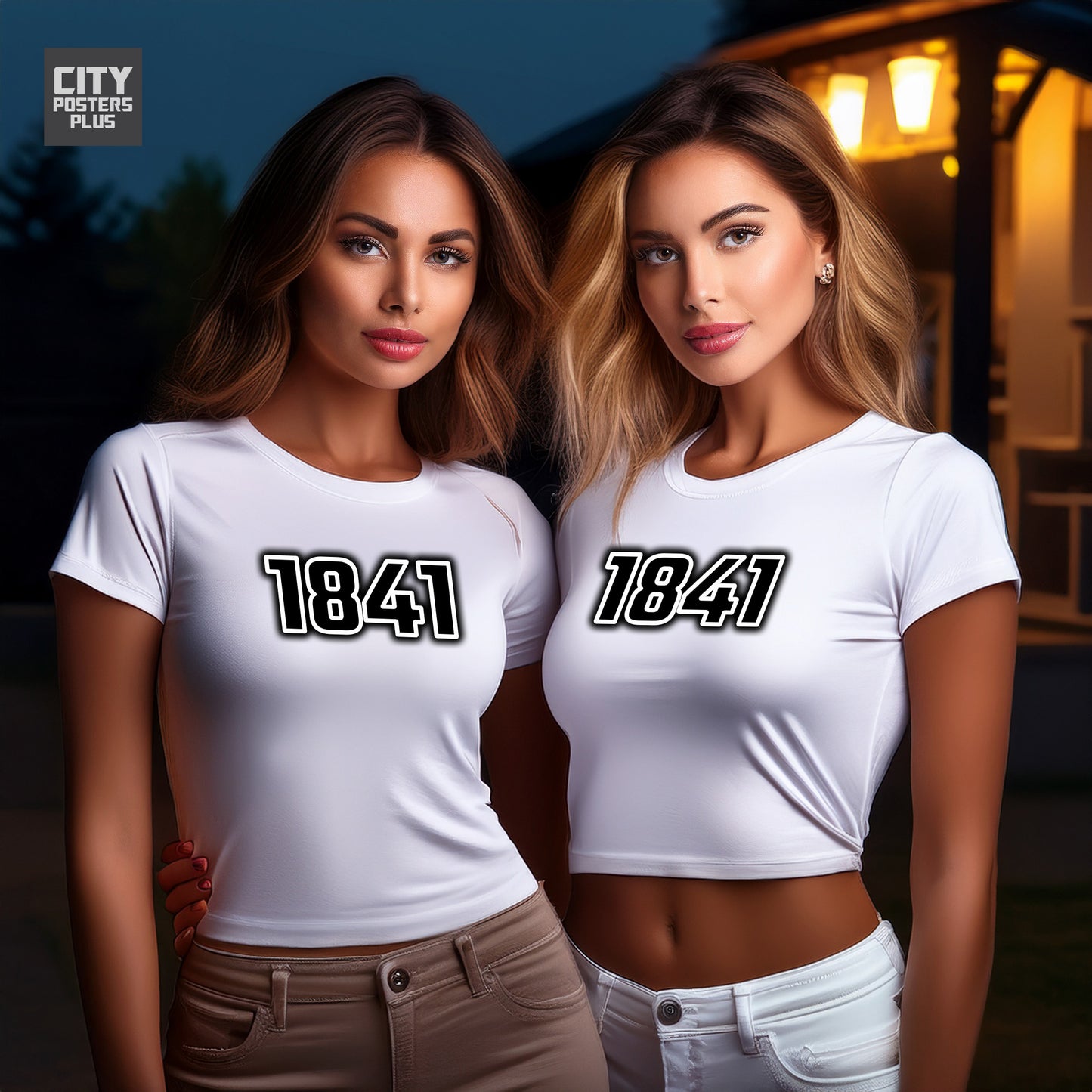 City Posters Plus 1841 Vintage Birth Year Women Crop Top