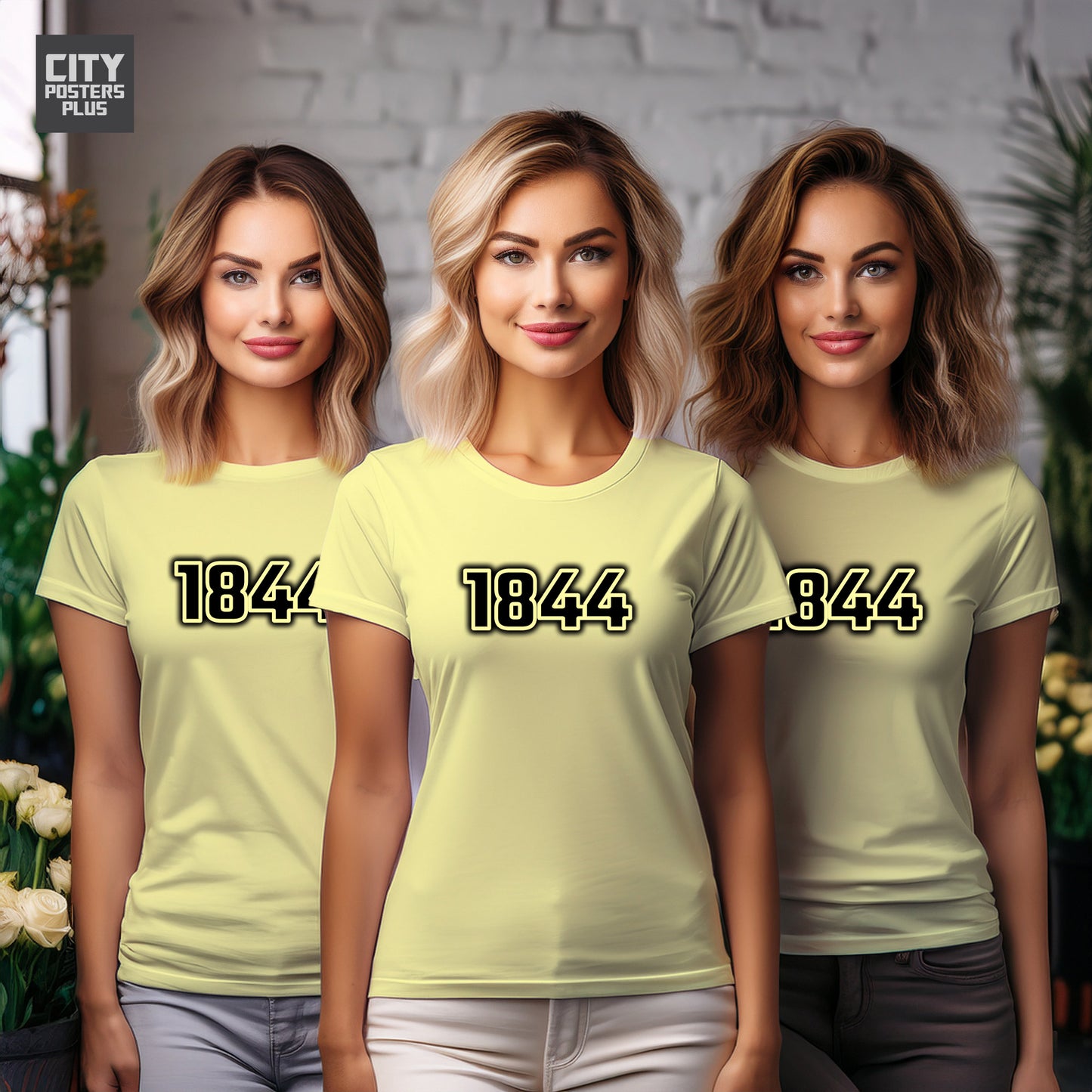 City Posters Plus 1844 Vintage Birth Year Women T-Shirt