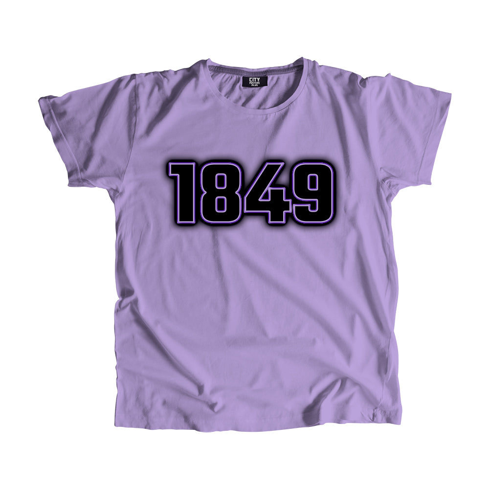 1849 Vintage Heritage Year Men Unisex T-Shirt (Iris Lavender)