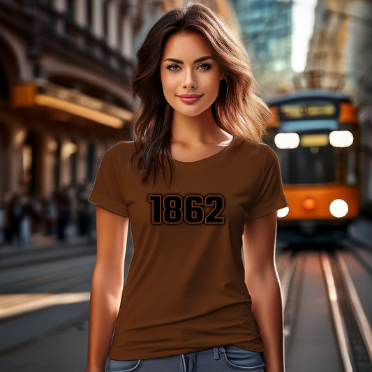 1862 Women T-Shirt | Vintage Birth Year Shirt | City Posters Plus