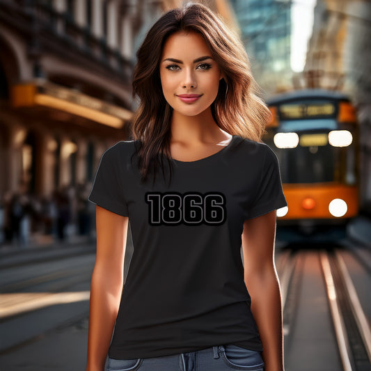1866 Women T-Shirt | Vintage Birth Year Shirt | City Posters Plus