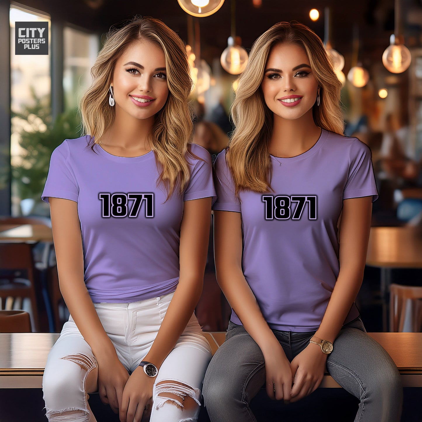 City Posters Plus 1871 Vintage Birth Year Women T-Shirt