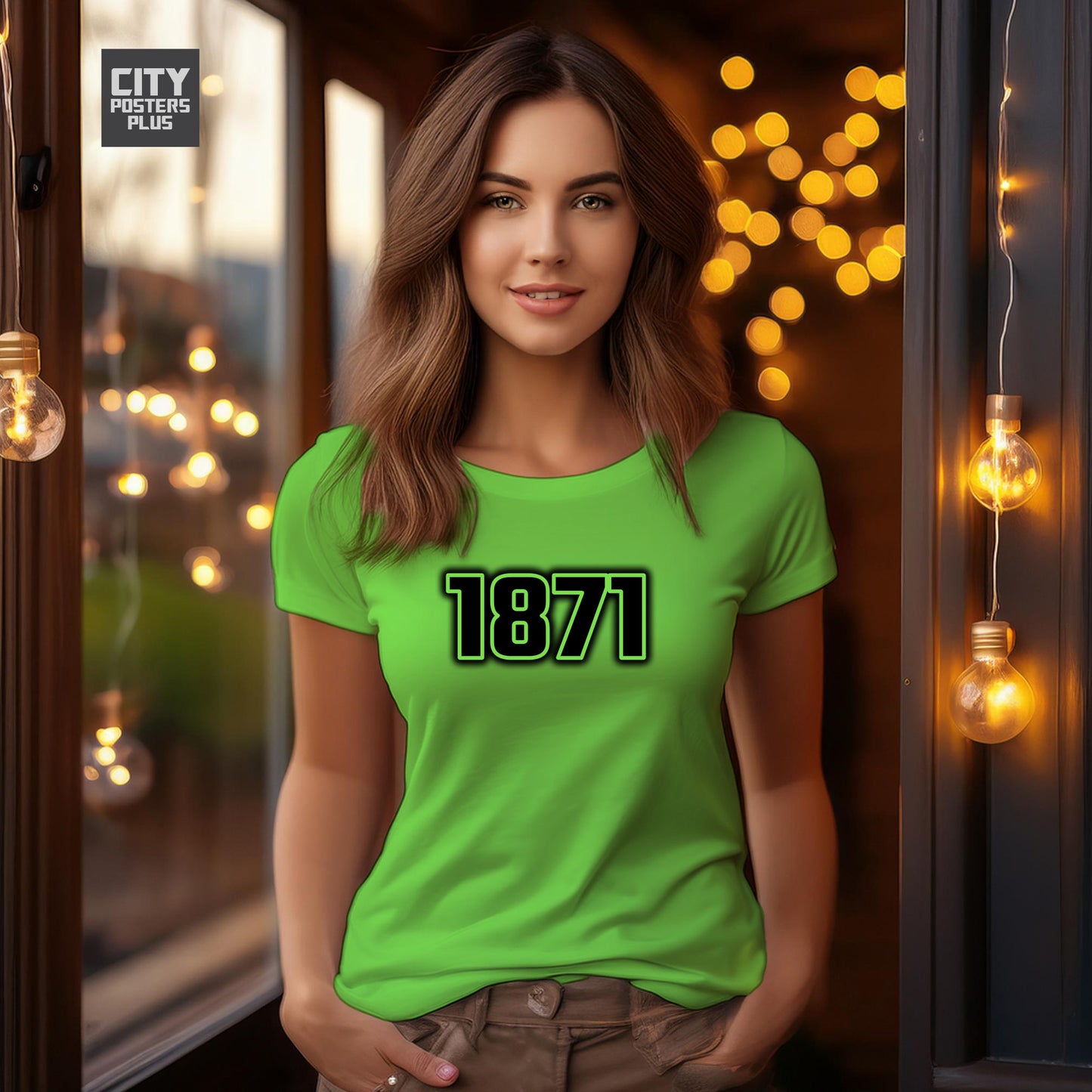 City Posters Plus 1871 Vintage Birth Year Women T-Shirt