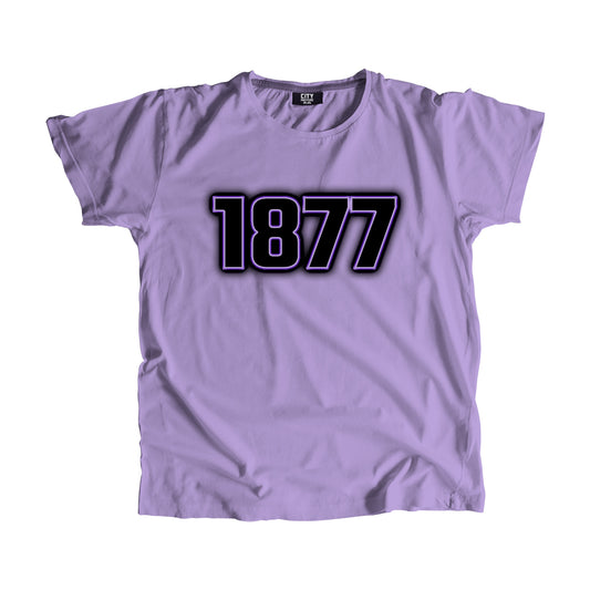 1877 Vintage Heritage Year Men Unisex T-Shirt (Iris Lavender)