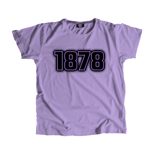 1878 Vintage Heritage Year Men Unisex T-Shirt (Iris Lavender)