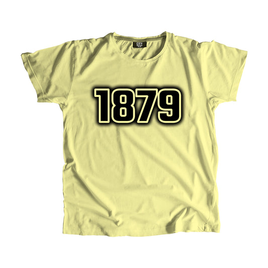 1879 Vintage Heritage Year Men Unisex T-Shirt (Butter Yellow)