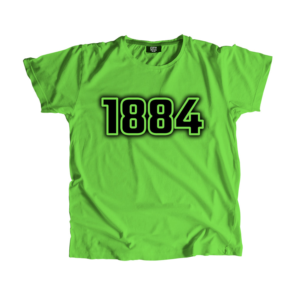 1884 Vintage Heritage Year Men Unisex T-Shirt (Liril Green)