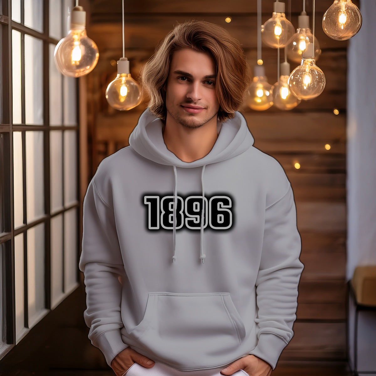 1896 Men Unisex Hoodie | Vintage Birth Year Hoodie Gift